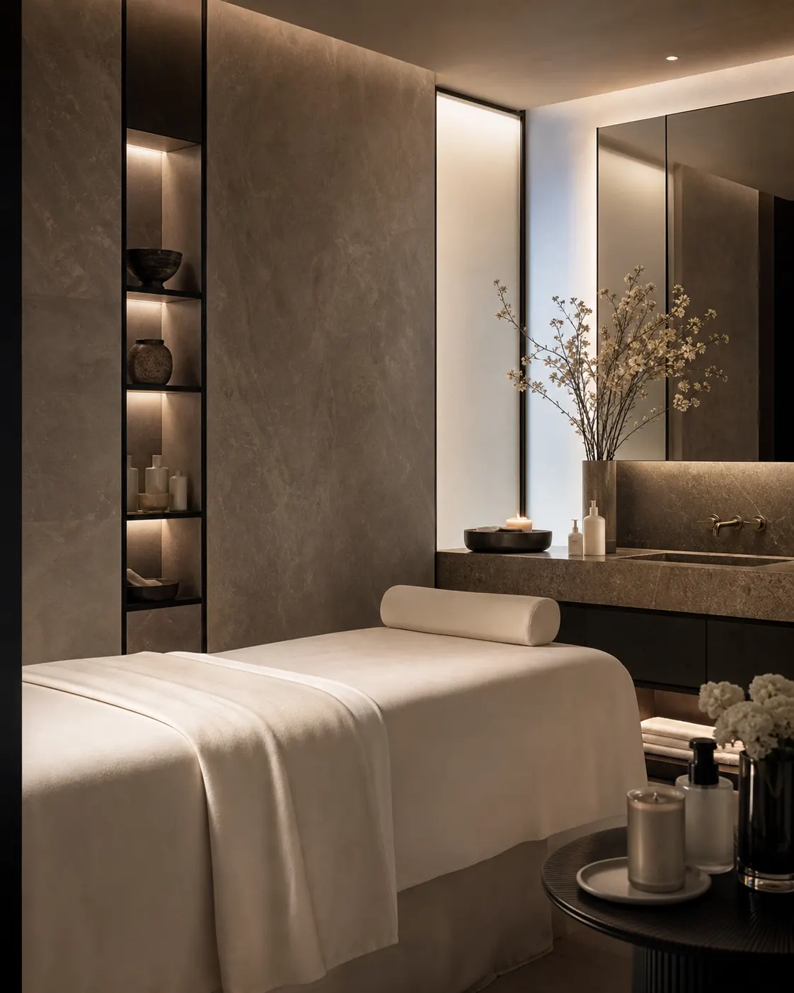 A premium treatment interior — SOCELLE